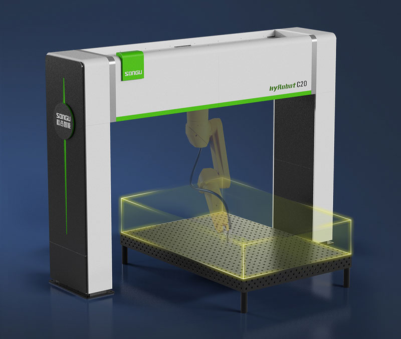 三维机器人激(ji)光切割机,三维激光切(qie)割机(ji),3D激(ji)光切割机,工件摆放0难度